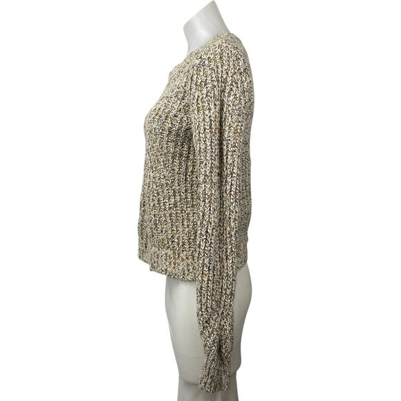 Banana Republic Women's Beige Wool Cashmere Knit Long Sleeve Sweater Top Size S - Picture 2 of 5